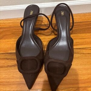 Zara Slingback Heels